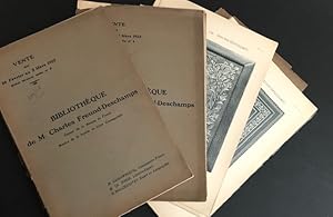 Catalogue de la bibliotheque de M Charles Freund-Deschamps AND Album des reliures [2 items]