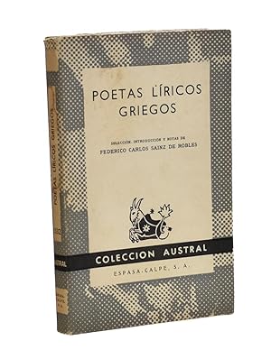Seller image for POETAS LRICOS GRIEGOS for sale by Librera Monogatari
