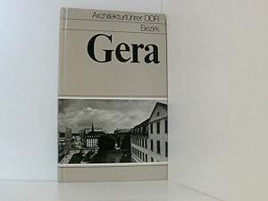 Bild des Verkufers fr Architekturfhrer DDR: Bezirk Gera zum Verkauf von Book Broker