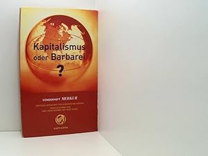 Bild des Verkufers fr MERKUR Sonderheft 2003: Kapitalismus oder Barbarei? zum Verkauf von Book Broker