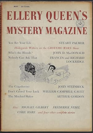 Bild des Verkufers fr ELLERY QUEEN'S Mystery Magazine: May 1957 zum Verkauf von Books from the Crypt