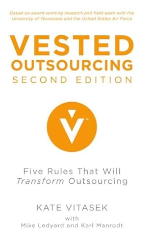 Immagine del venditore per Vested Outsourcing : Five Rules That Will Transform Outsourcing venduto da GreatBookPricesUK