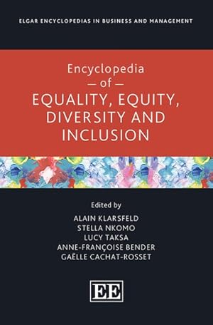 Seller image for Encyclopedia of Equality, Equity, Diversity and Inclusion for sale by GreatBookPrices