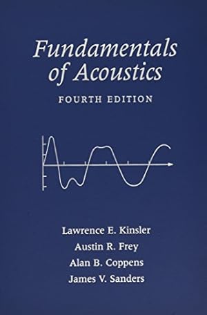 Bild des Verkufers fr Fundamentals of Acoustics zum Verkauf von Modernes Antiquariat an der Kyll