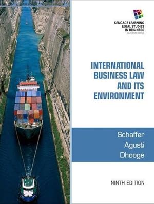 Bild des Verkufers fr International Business Law and Its Environment, w. CD-ROM zum Verkauf von AHA-BUCH GmbH