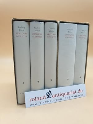 Seller image for Ludwig Brne Smtliche Schriften: Band 1 - 5 (5 Bnde) for sale by Roland Antiquariat UG haftungsbeschrnkt