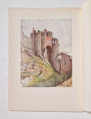 Dover Castle (1930 Illustration Colour Print)