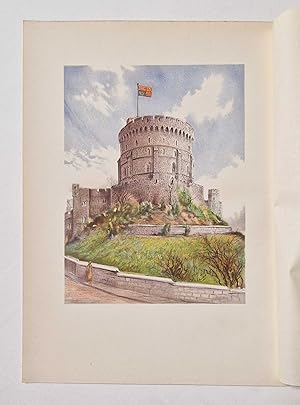 Windsor Castle (1930 Illustration Colour Print)