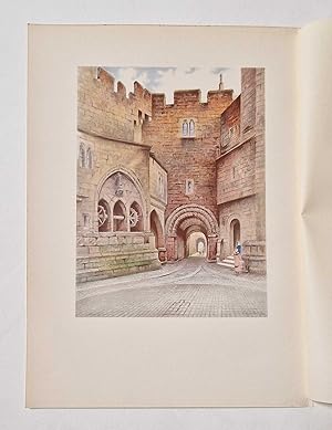 Alnwick Castle (1930 Illustration Colour Print)
