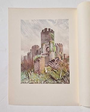 Conway Castle (1930 Illustration Colour Print)