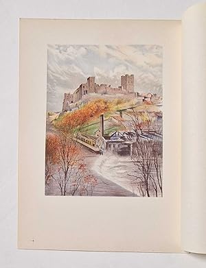 Richmond Castle (1930 Illustration Colour Print)