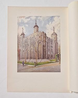 The Tower of London (1930 Illustration Colour Print)