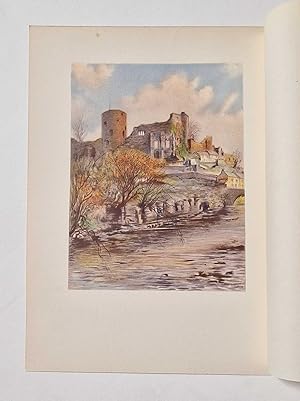Barnard Castle (1930 Illustration Colour Print)