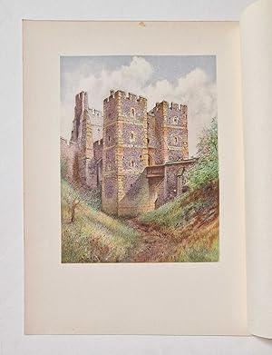 Arundel Castle (1930 Illustration Colour Print)