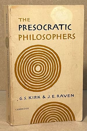 Immagine del venditore per The Presocratic Philosophers _ A Critical History with a Selection of Texts venduto da San Francisco Book Company
