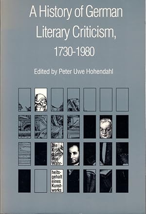 Bild des Verkufers fr A History of German Literary Criticism, 1730-1980 zum Verkauf von Kenneth Mallory Bookseller ABAA