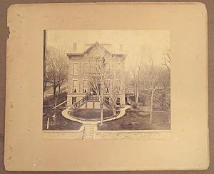 Original 19th c. Photograph Cushney House, Fonda, NY