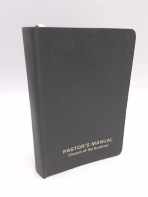 Bild des Verkufers fr Pastor's manual church of the brethren zum Verkauf von ThriftBooksVintage