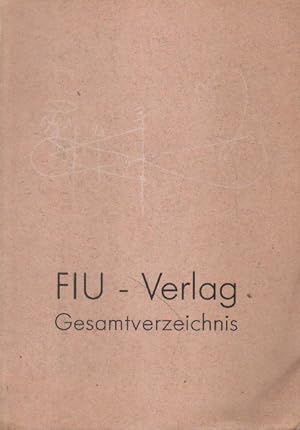 Seller image for FIU-Verlag. Gesamtverzeichnis. for sale by Versandantiquariat Boller