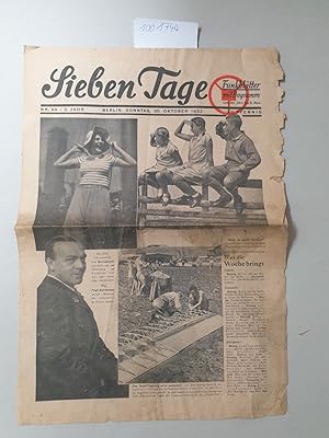 Sieben Tage : Funkblätter mit Programm, 30. Oktober 1932, 2. Jahr, Nr. 44: