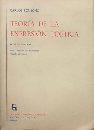 Teoría de la expresión poética (2 tomos).