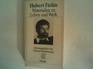 Imagen del vendedor de Hubert Fichte: Materialien zu Leben und Werk a la venta por ANTIQUARIAT FRDEBUCH Inh.Michael Simon