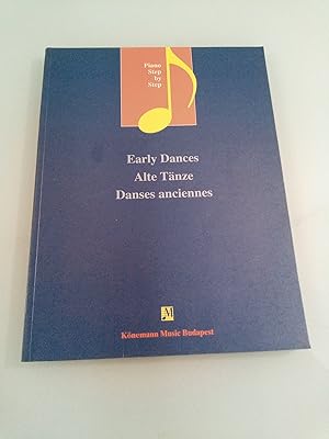 Imagen del vendedor de Early Dances - Alte Tnze - Dances anciennes a la venta por SIGA eG