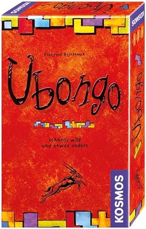 Kosmos 699345 - Ubongo - Mitbringspiel, Legespiel ab 7 Jahre für 1-4 Personen, Mini-Ausgabe des G...