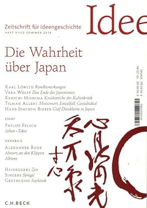 Die Wahrheit über Japan, Zeitschrift für Ideengeschichte Heft XIII/2 Sommer 2019: