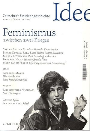 Feminismus zwischen zwei Kriegen: Zeitschrift für Ideengeschichte Heft XIV/4Winter 2020: