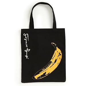 Seller image for Warhol Banana Canvas Tote Bag - Black for sale by GreatBookPricesUK
