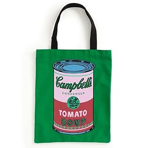 Imagen del vendedor de Warhol Soup Can Canvas Tote Bag - Green a la venta por GreatBookPricesUK