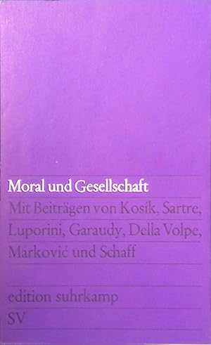 Seller image for Moral und Gesellschaft. Nr. 290, for sale by books4less (Versandantiquariat Petra Gros GmbH & Co. KG)
