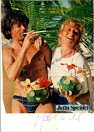 Bild des Verkufers fr Original Autogramm Jutta Speidel /// Autogramm Autograph signiert signed signee zum Verkauf von Antiquariat im Kaiserviertel | Wimbauer Buchversand