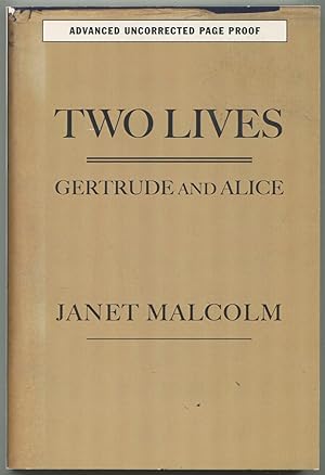 Bild des Verkufers fr Two Lives: Gertrude and Alice zum Verkauf von Between the Covers-Rare Books, Inc. ABAA