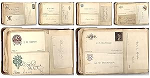 A Collection of Business Card -Order of Railroad Telegraphers, Collected by a Child