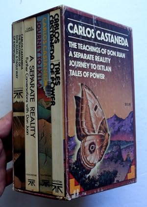Seller image for 4 Book BOXED SET: The Teachings of Don Juan: A Yaqui Way of Knowledge + A Separate Reality: Further Conversations with Don Juan + Journey to Ixtlan: The Lessons of Don Juan + Tales of Power for sale by Silicon Valley Fine Books