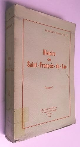 Histoire de Saint-François-du-Lac