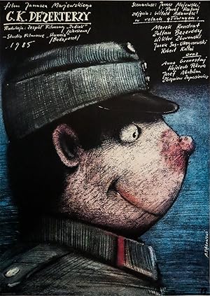 1985 Polish Movie Poster, C.K. Dezerterzy (Janusz Majewski, director) - Pagowski