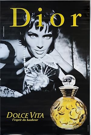 1997 Original Oversize French Perfume poster - Dior, Dolce Vita