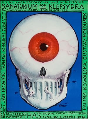 1973 Polish Contemporary Movie Poster, Iluminacja, Head & Eyeball - Starowieyski