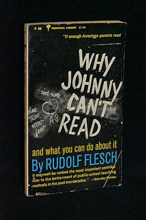 Image du vendeur pour Why Johnny Can't Read and What You Can Do About It mis en vente par Books by White/Walnut Valley Books