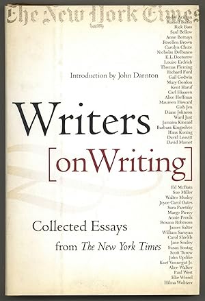 Bild des Verkufers fr Writers on Writing: Collected Essays from The New York Times zum Verkauf von Between the Covers-Rare Books, Inc. ABAA