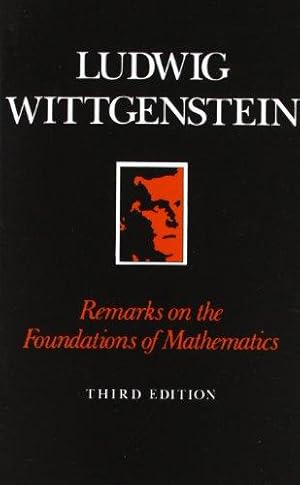 Imagen del vendedor de Remarks on the Foundation of Mathematics a la venta por WeBuyBooks