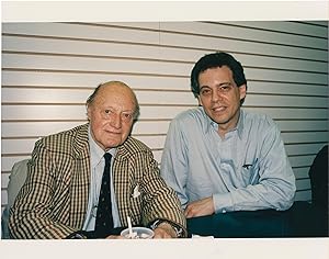 Seller image for Original color photograph of directors Jack Cardiff and Roy Frumkes, circa 2000s for sale by Royal Books, Inc., ABAA