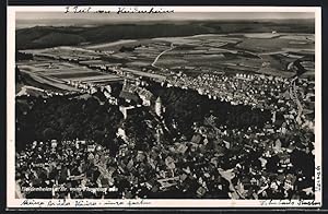 Bild des Verkufers fr Ansichtskarte Heidenheim a. Br., Teilansicht mit Schloss, Fliegeraufnahme zum Verkauf von Bartko-Reher