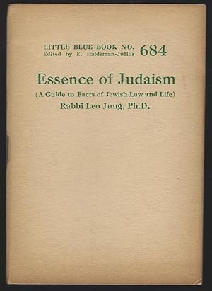 Bild des Verkufers fr ESSENCE OF JUDAISM A Guide to Facts of Jewish Law and Life zum Verkauf von Gibson's Books