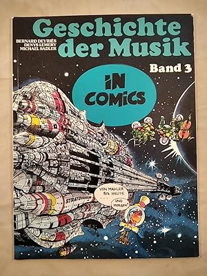 Seller image for Geschichte der Musik in Comics Band 3 - Von Mahler bis heute. for sale by KULTur-Antiquariat
