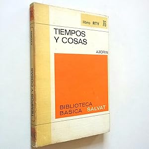 Seller image for Tiempos y cosas for sale by MAUTALOS LIBRERA