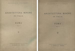 Architettura minore in Italia. Roma. Vol. I. Vol. II